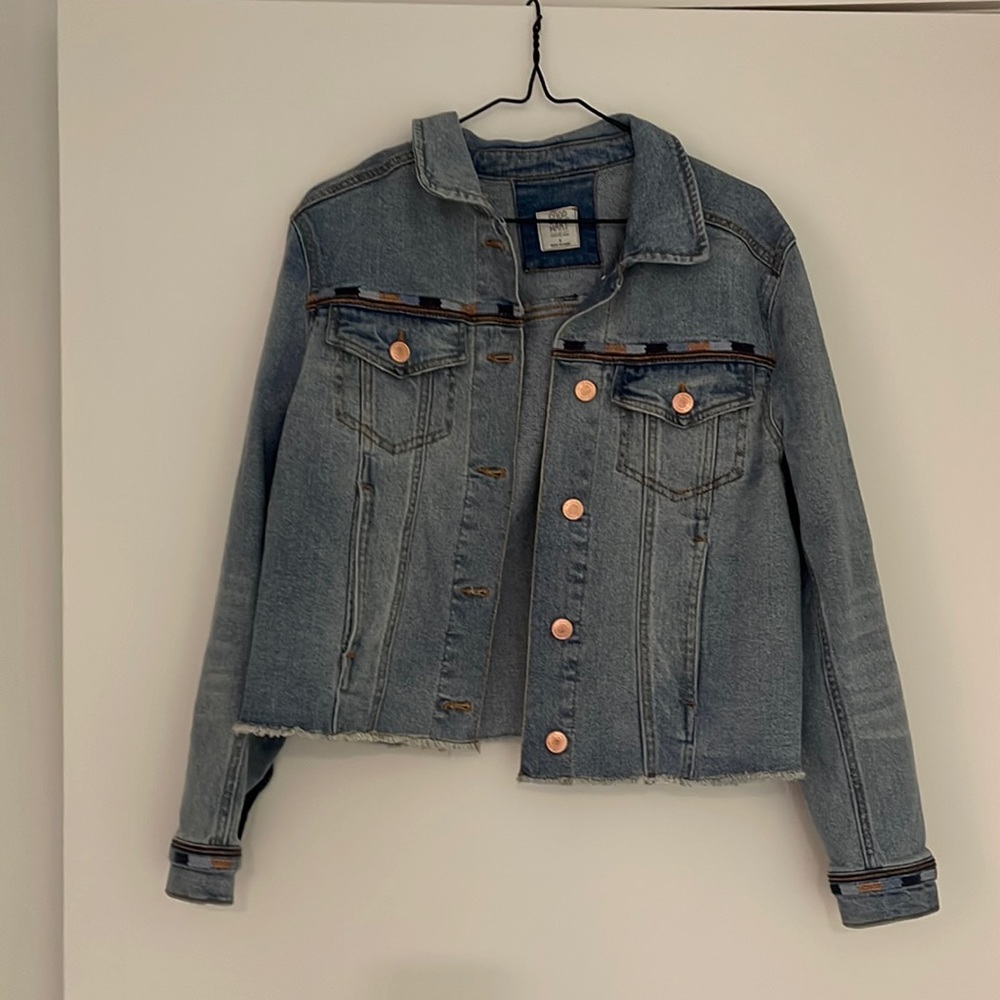 Matilda Jane / Good Hart cropped Jean jacket